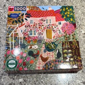 Gibson Vibrant English Cottage Puzzle